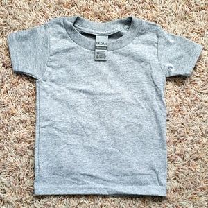 Gray Gildan Toddler Shirt